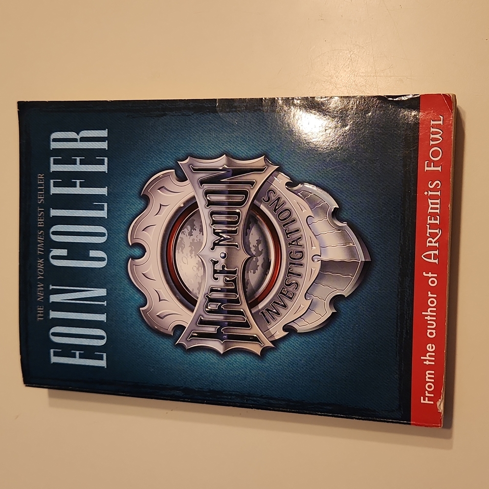 "Half Moon Investigations" by Eoin Colfer, paperback book 😀